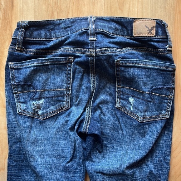 American Eagle Outfitters Distressed Jegging Super Stretch Jeans - Picture 9 of 10